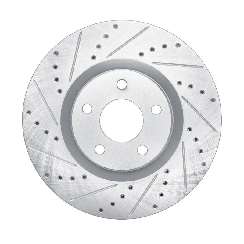 DFC 20-25 Ford Escape Front Left Drilled & Slotted Silver Brake Rotor