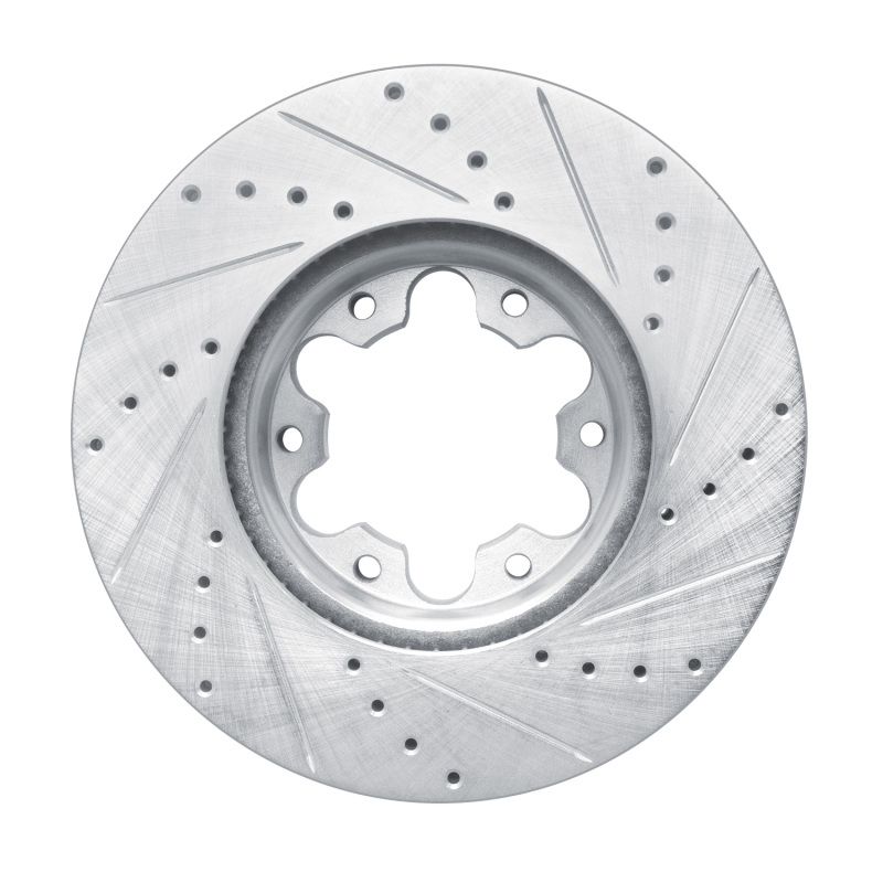 DFC 20-25 Ford Transit-250 Front Left Drilled & Slotted Silver Brake Rotor