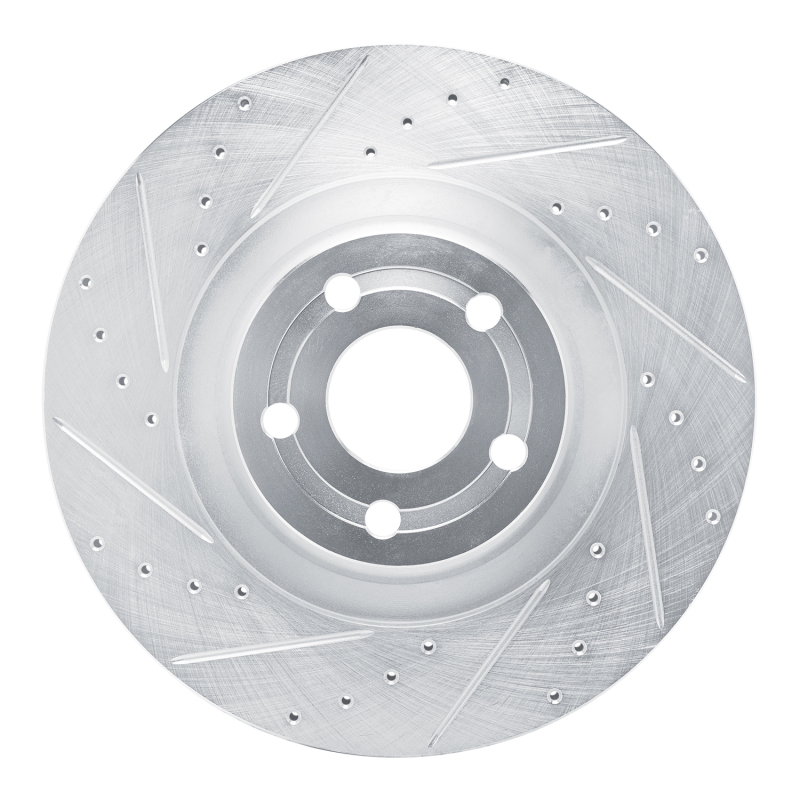 DFC 22-25 Ford Maverick Front Left Drilled & Slotted Silver Brake Rotor
