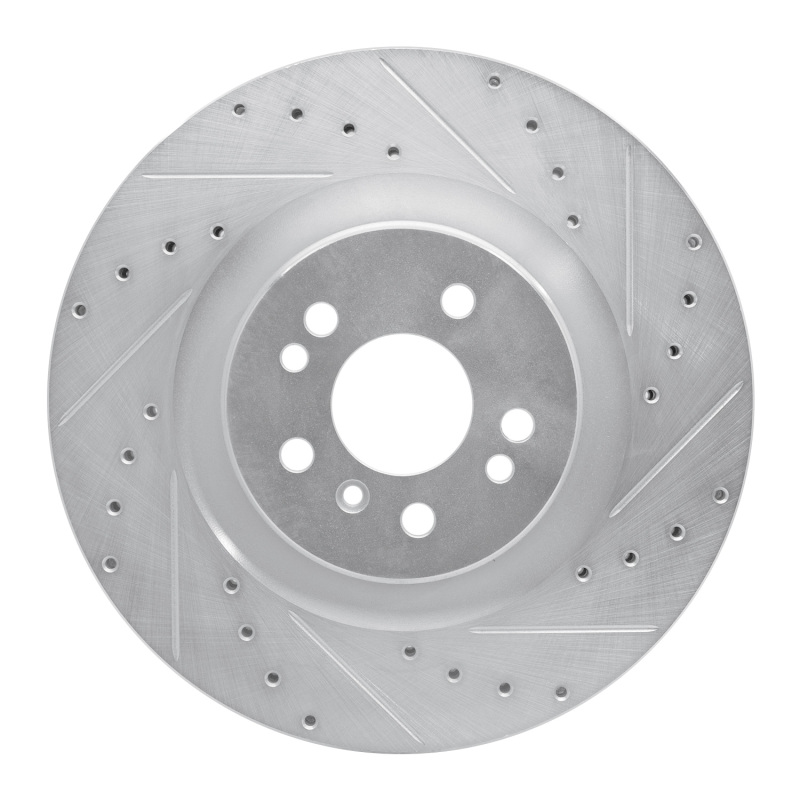 DFC 06-12 Mercedes-Benz R320 Front Right Drilled & Slotted Silver Brake Rotor