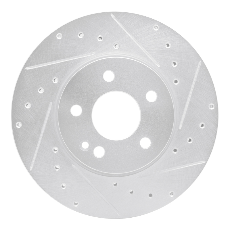 DFC 16-23 Mercedes-Benz Metris Front Right Drilled & Slotted Silver Brake Rotor