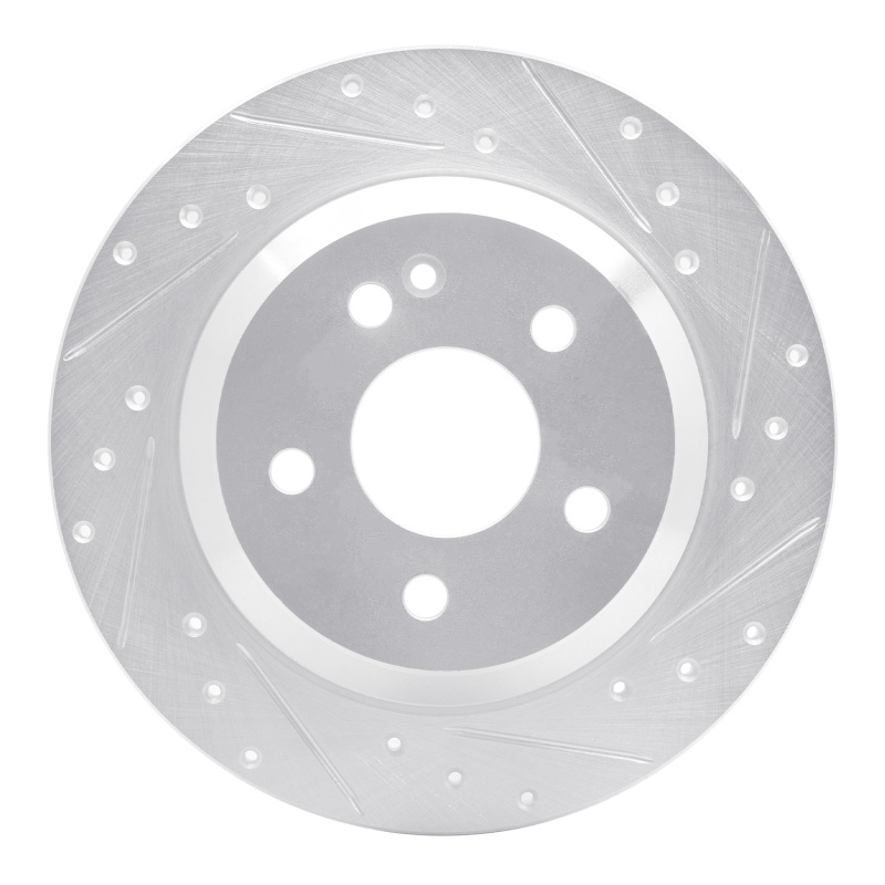 DFC 16-23 Mercedes-Benz Metris Rear Right Drilled & Slotted Silver Brake Rotor