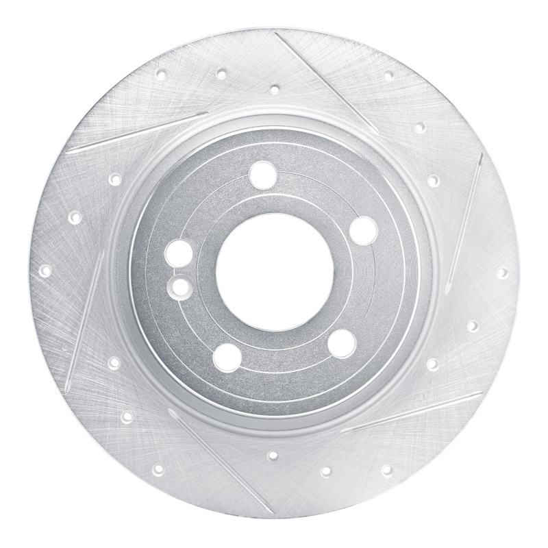 DFC 19-26 Mercedes-Benz A200 (Mexico) Rear Right Drilled & Slotted Silver Brake Rotor