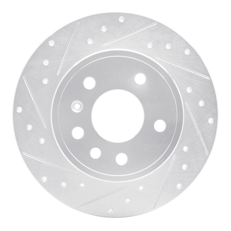 DFC 97-08 Chevrolet/Opel Astra (Mexico) Rear Left Drilled & Slotted Silver Brake Rotor