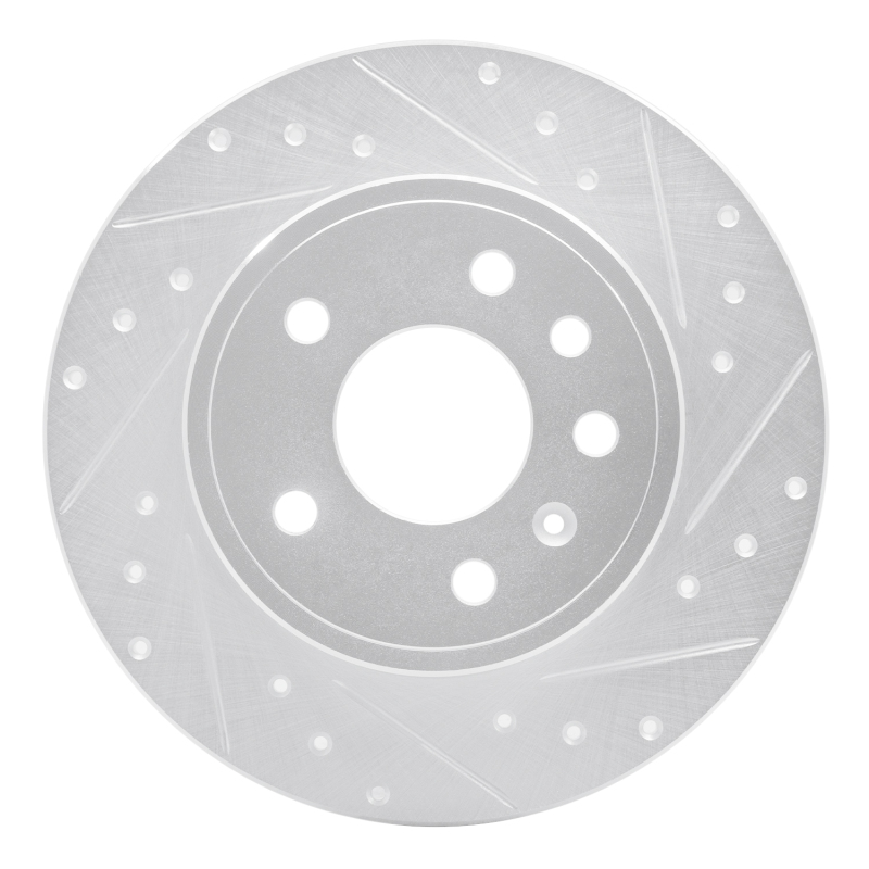 DFC 97-08 Chevrolet/Opel Astra (Mexico) Rear Right Drilled & Slotted Silver Brake Rotor