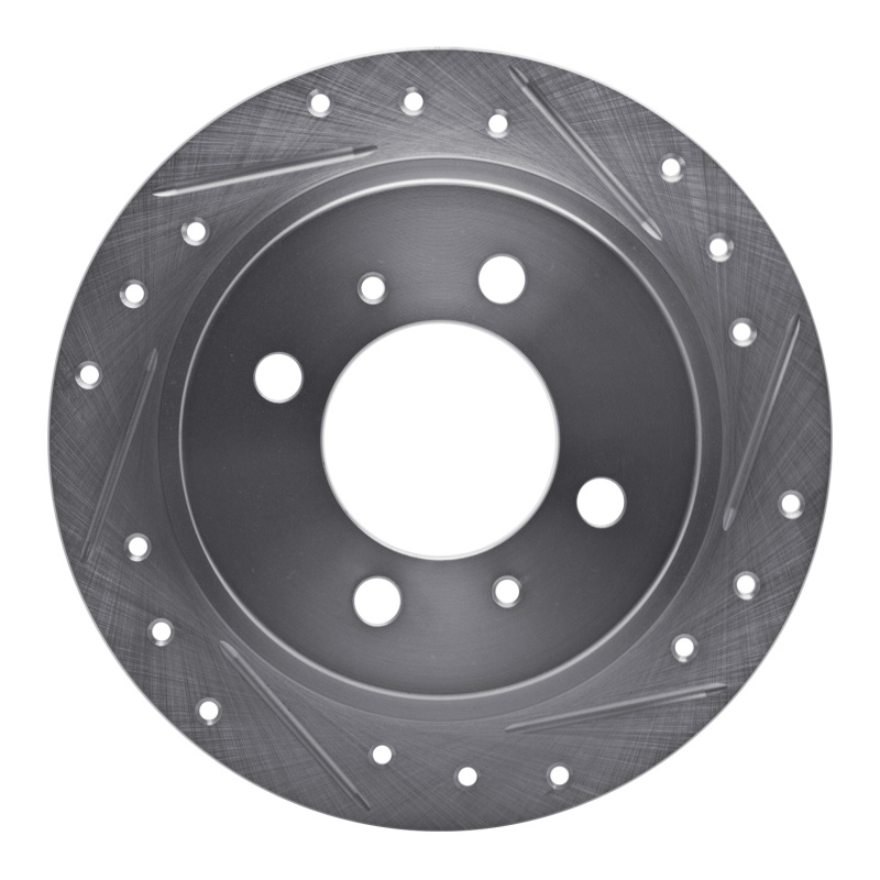 DFC 91-06 Nissan NX Rear Right Drilled & Slotted Silver Brake Rotor