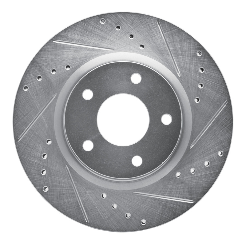 DFC 13-25 Nissan Altima Front Right Drilled & Slotted Silver Brake Rotor