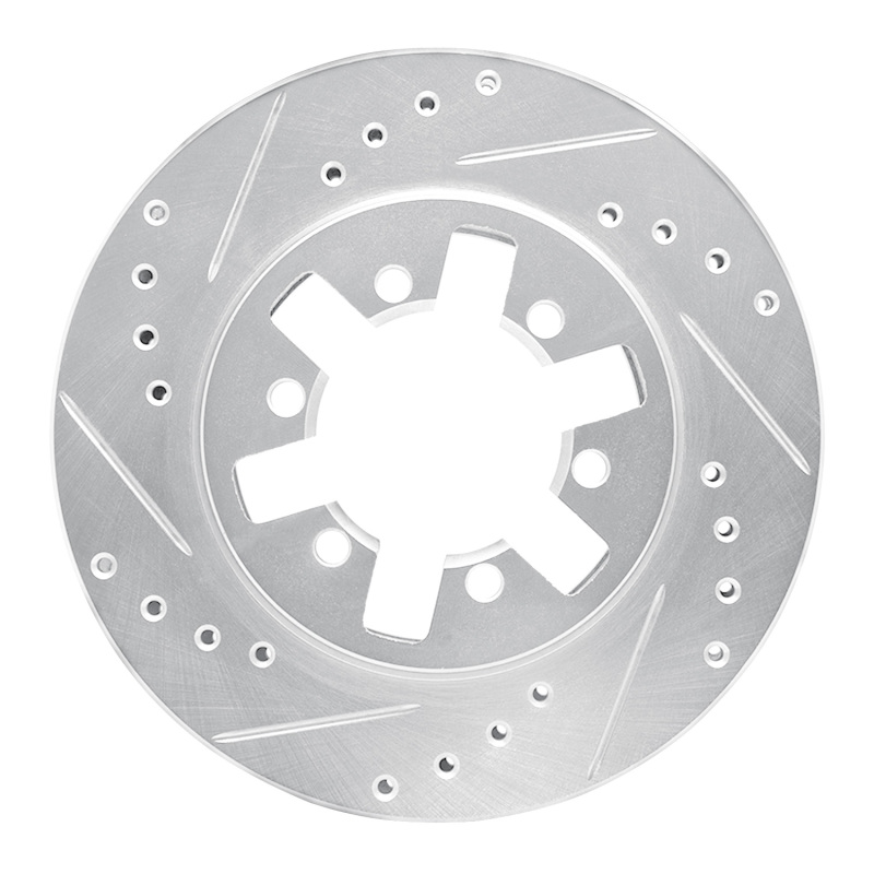 DFC 85-12 Nissan Urvan (Mexico) Front Left Drilled & Slotted Silver Brake Rotor