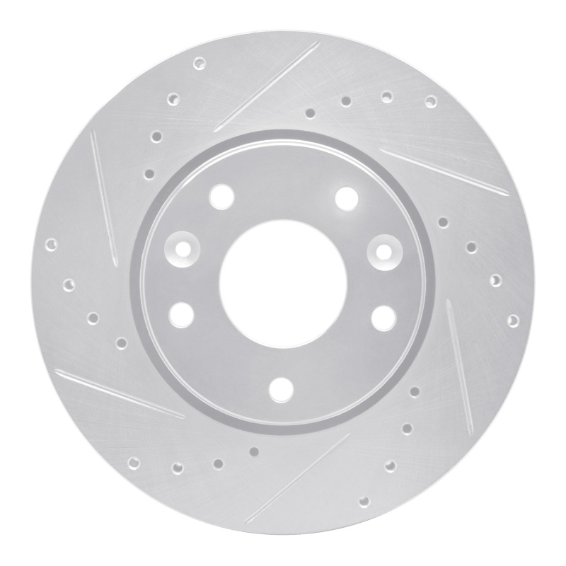 DFC 20-25 Nissan Sentra Front Left Drilled & Slotted Silver Brake Rotor