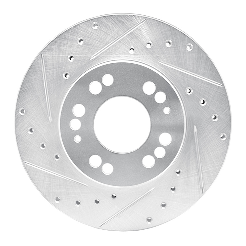 DFC 91-04 Dodge Stealth Front Left Drilled & Slotted Silver Brake Rotor