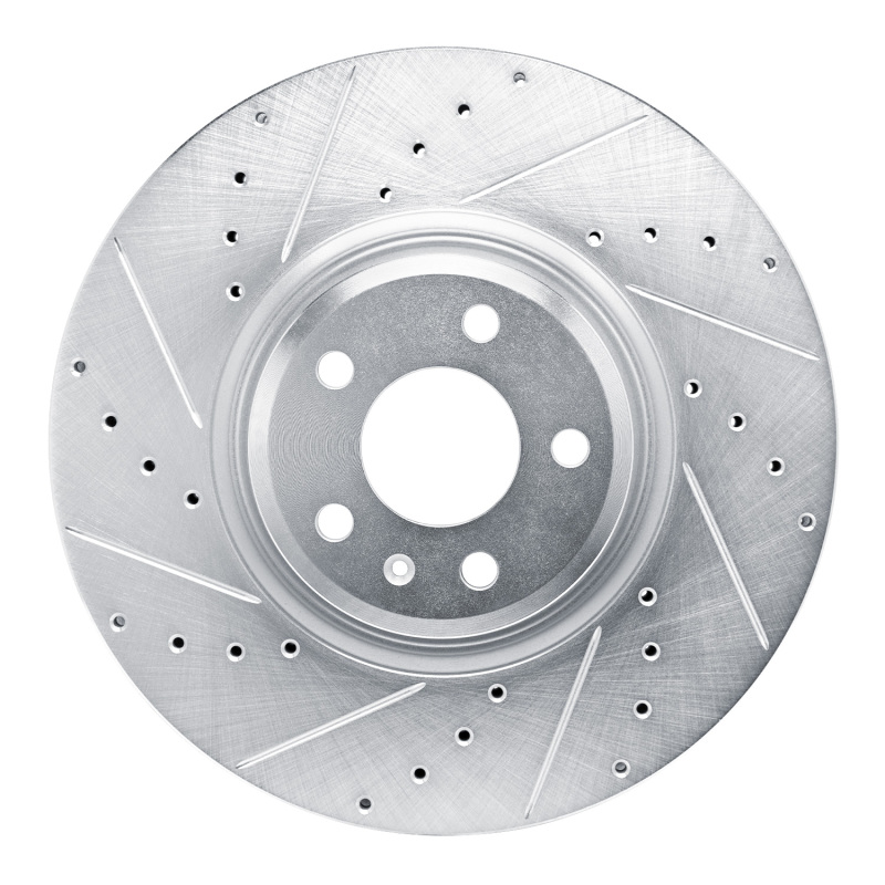 DFC 18-25 Audi S5 Sportback Front Left Drilled & Slotted Silver Brake Rotor