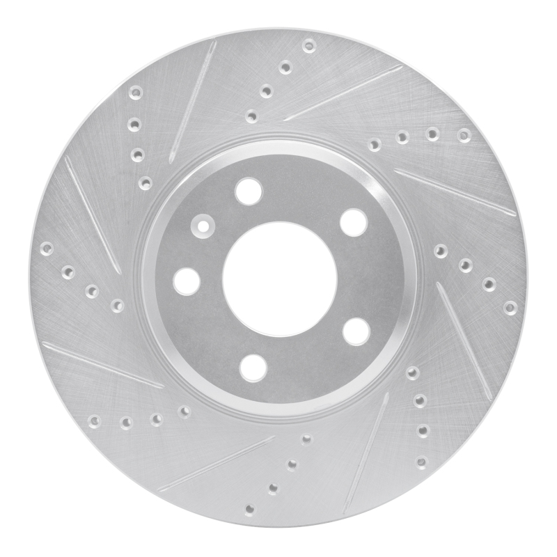 DFC 08-25 Audi A4 (USA/Canada) Front Left Drilled & Slotted Silver Brake Rotor