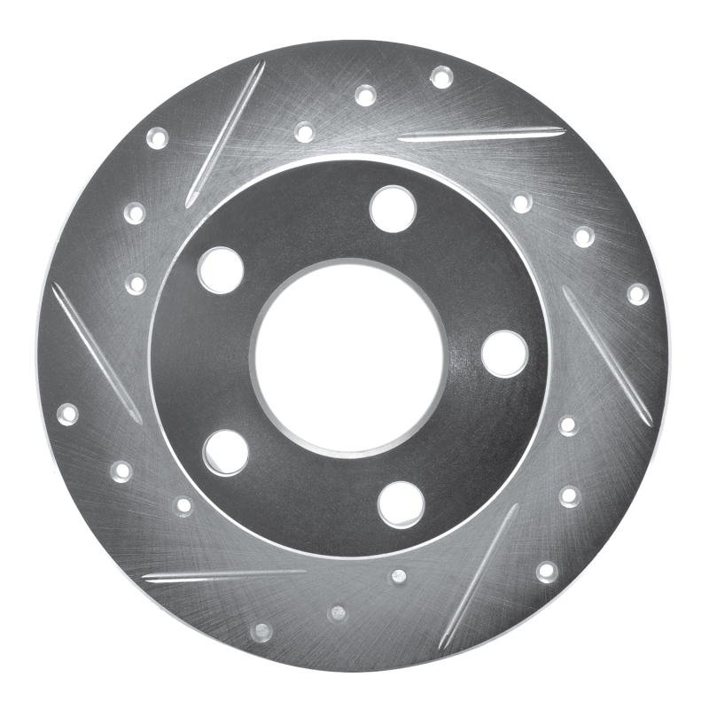 DFC 92-05 Audi A6 Quattro Rear Left Drilled & Slotted Silver Brake Rotor