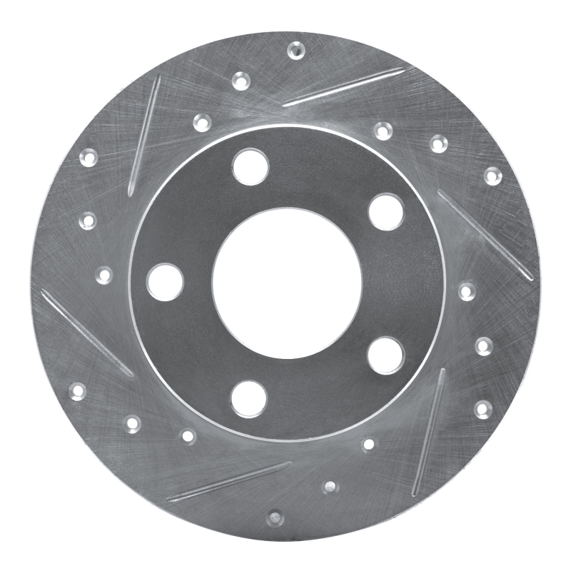 DFC 96-05 Audi A4 Quattro Rear Left Drilled & Slotted Silver Brake Rotor