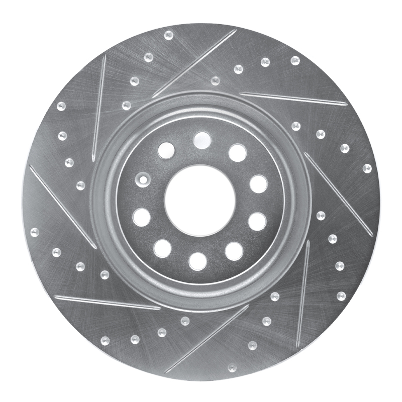 DFC 12-25 Audi Q3 Front Left Drilled & Slotted Silver Brake Rotor