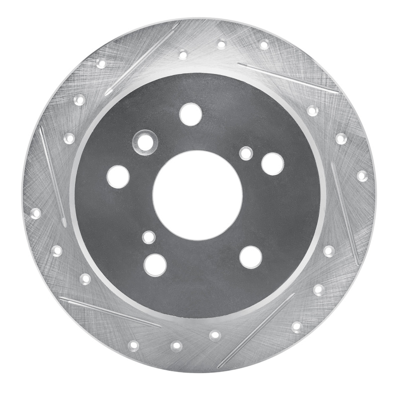 DFC 92-03 Lexus ES300 Rear Left Drilled & Slotted Silver Brake Rotor