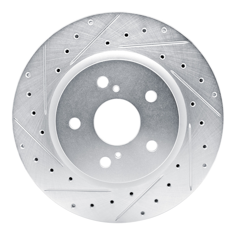 DFC 18-25 Lexus UX300h Front Left Drilled & Slotted Silver Brake Rotor