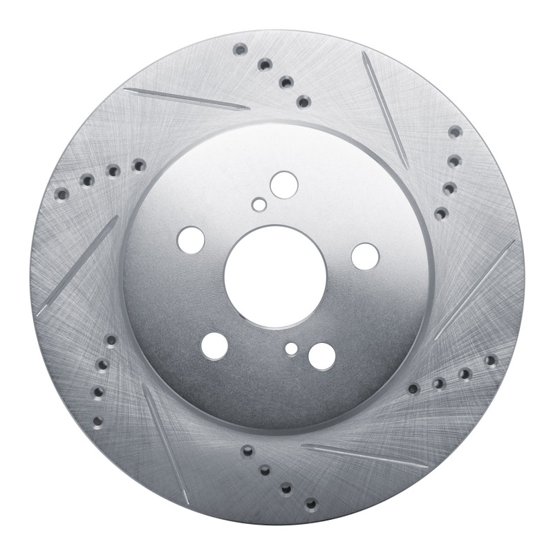 DFC 19-25 Toyota Corolla (Mexico) Front Right Drilled & Slotted Silver Brake Rotor
