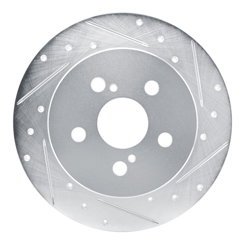DFC 19-25 Toyota Corolla (Mexico) Rear Right Drilled & Slotted Silver Brake Rotor