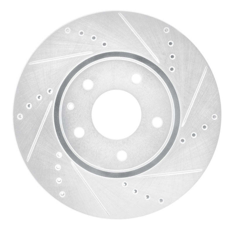 DFC 16-25 Mazda CX-5 Front Right Drilled & Slotted Silver Brake Rotor