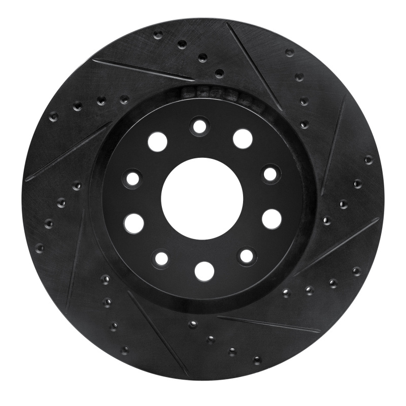 DFC 02-18 Dodge Sprinter 2500 Rear Right Drilled & Slotted Black Brake Rotor