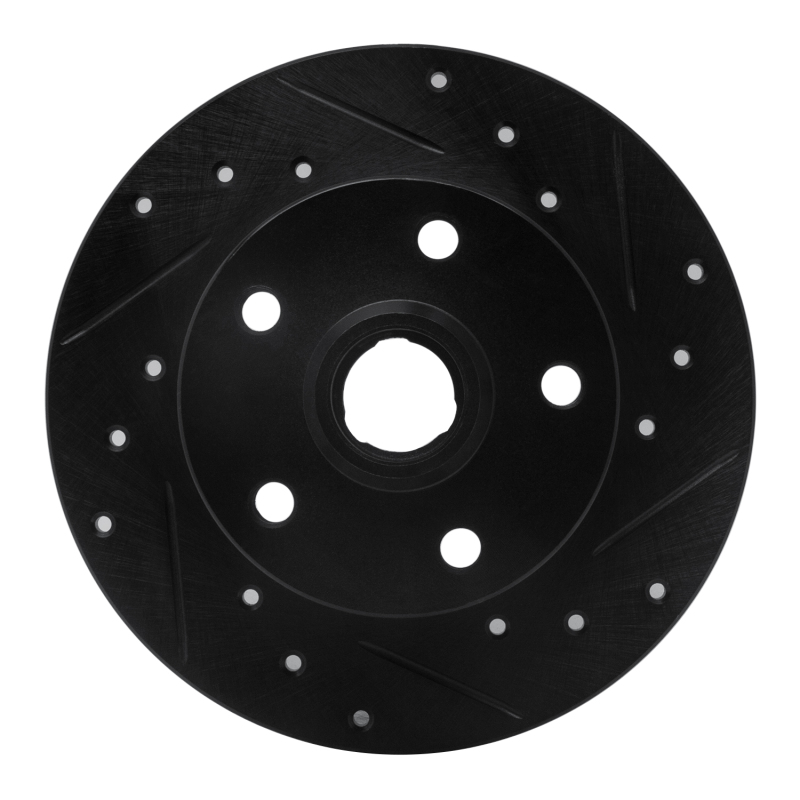 DFC 92-98 Volkswagen Corrado/Jetta Sedan/Passat (USA/Canada)/Golf Rear Right Drill & SlotBlk Rotor