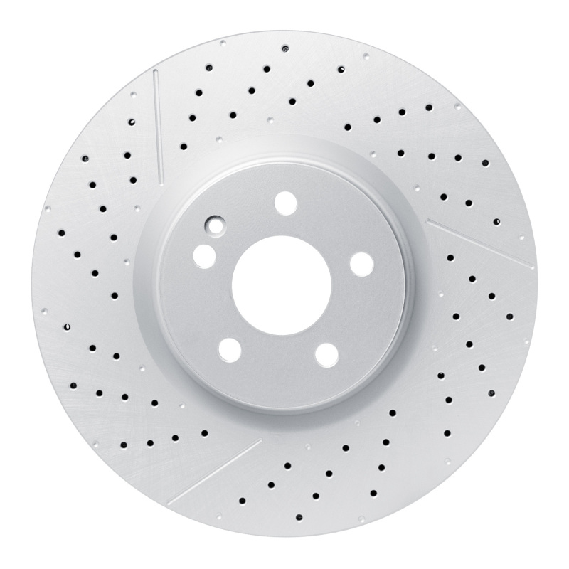 DFC 14-19 Mercedes-Benz CLA45 AMG Front Drilled GeoSPEC Coated Rotor and Slotted