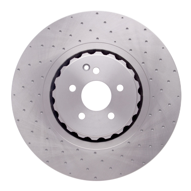 DFC 07-14 Mercedes-Benz S63 AMG Front Brake Rotor - Dimpled