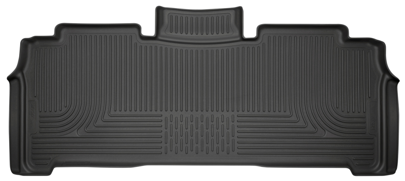 Husky Liners 2017 Chrysler Pacifica (Stow and Go) Weatherbeater 2nd Row Black Floor Liners