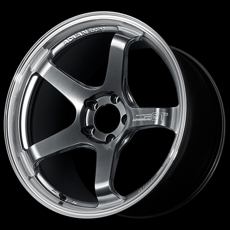 Advan GT Beyond 17X7.5 / +32 Offset / 4x100 BC / +32mm Bore / Machining and Hyper Platinum Black