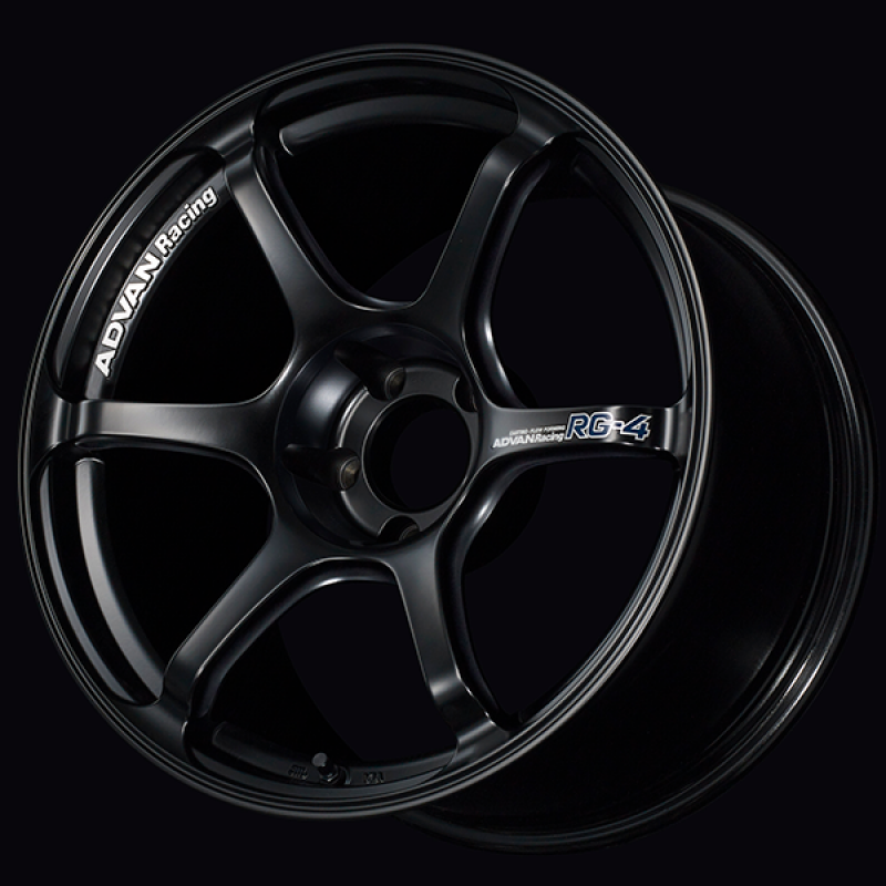 Advan RG-4 17x7.5 / +40 Offset / 5x112 / 66.5mm Bore / Semi Gloss Black