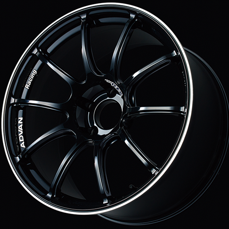 Advan RZII 16x7.0 / +38 Offset / 5x100 / 63mm Bore / Racing Gloss Black and Ring