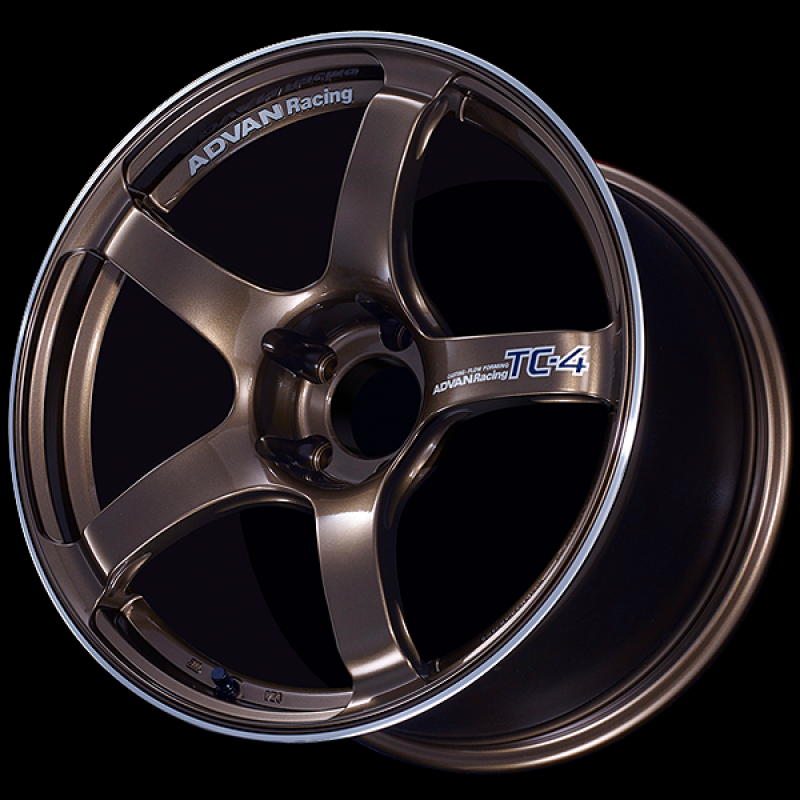 Advan TC4 16x7.5 / +32 Offset / 4x98 / 58mm Bore / Umber Bronze Metallic and Ring