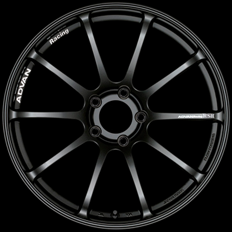 Advan RSII 19x8.5 / +52 Offset / 5x130 / 71.6mm Bore / Semi Gloss Black