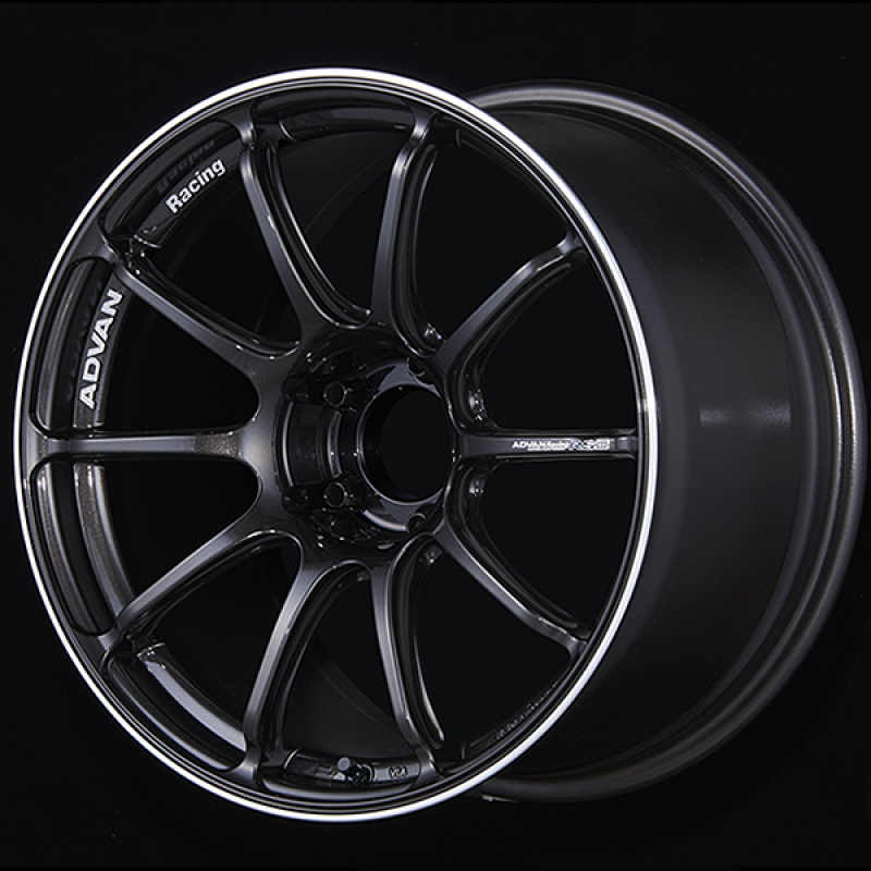 Advan RSIII 18x8.0 / +45 Offset / 5x114.3 / 73mm Bore / Black Gunmetallic and Ring