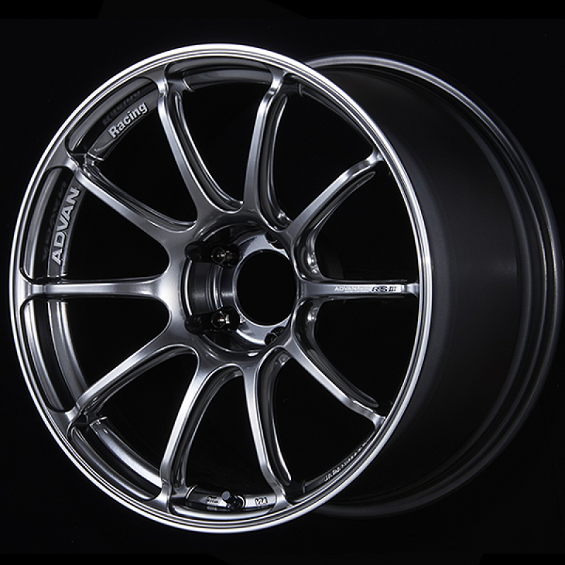 Advan RSIII 19x9.0 / +35 Offset / 5x114.3 / 73mm Bore / Racing Hyper Black and Ring