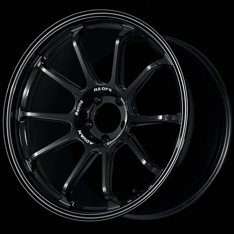 Advan RZ-DF2 20x9.5 / +25 Offset / 5x112 / 66.5mm Bore / Racing Titanium Black