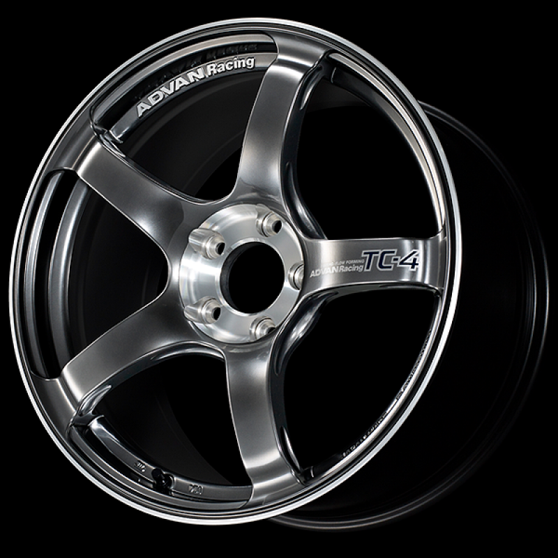 Advan TC-4 SE 17x8.0 / +35 Offset / 4x100 / 63mm Bore / Racing Hyper Black and Diamond Cut