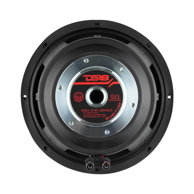 DS18 10in 350 Watts RMS 4 ohm Neodymium Cone Woofer