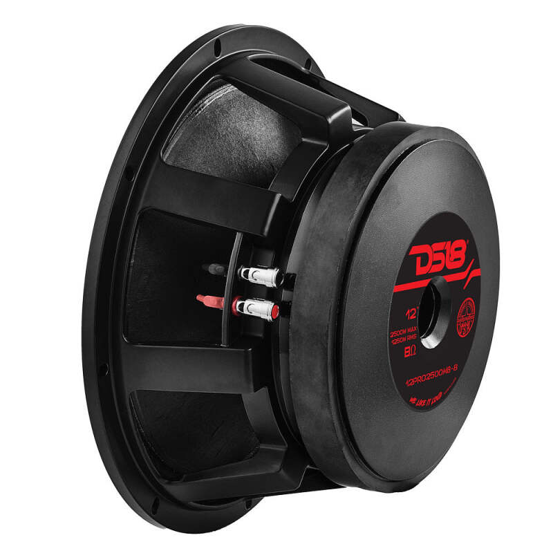 DS18 12in 1250 Watts RMS 8 ohm Mid-Bass Loudspeaker