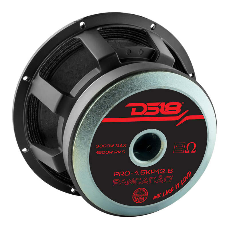DS18 12in 1500 Watts RMS 8 ohm Mid-Bass Loudspeaker