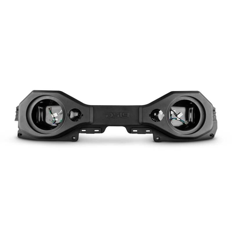 DS18 2018-23 Jeep JL/JLU/JT Soundbar Enclosure Fits 2x 8in & 2x 3.78in (Speakers Not Included)-Black
