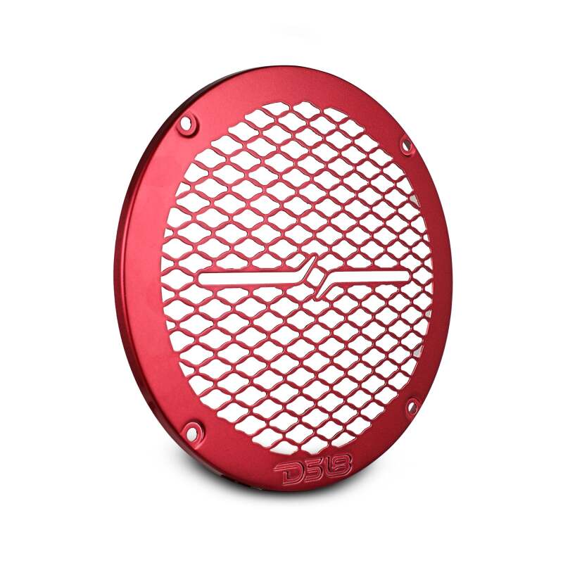 DS18 6.5in Speaker Grill Shallow- Red