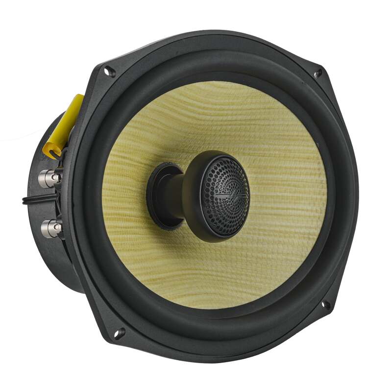 DS18 Deluxe Quality 6x9in Coaxial 150 Watts RMS 4 ohm Yellow Straw + Composite Foam Cone
