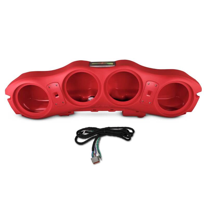 DS18 Jeep 2024+ JL/JLU/JT Overhead Soundbar Fits 4 x 8in Speakers (Not Included) LEDs- Red