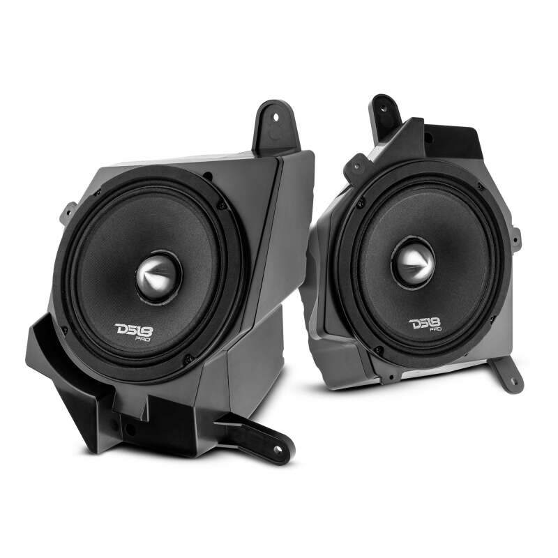 DS18 Jeep JL/JLU/JT Dash Enclosure w/ 2x 6.5in Speakers Left + Right 2x PRO-FR6NEO Incl 225 Watts