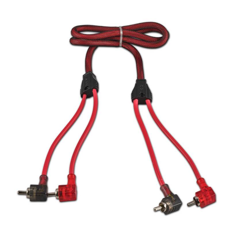 DS18 Level 2 RCA Wire 3-Feet Smart 90-Degree Connectors
