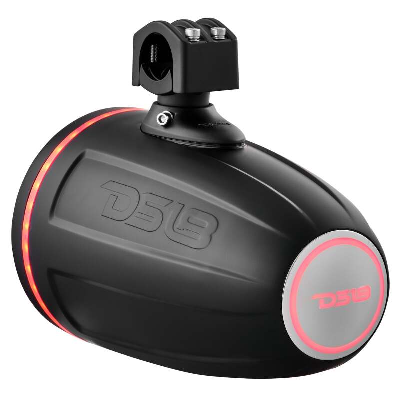 DS18 Marine And Psports Towers Speakers Not Included 8in RGB LED Lights Black