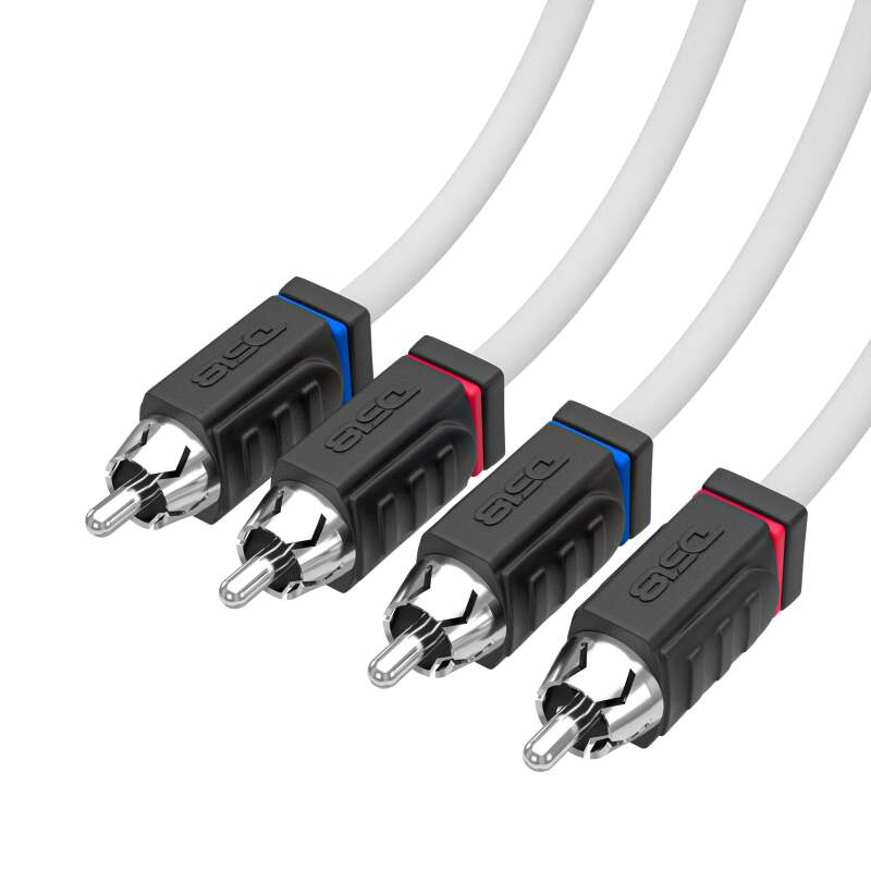 DS18 Marine Grade Tinned Copper OFC RCA Wires 12 Feet