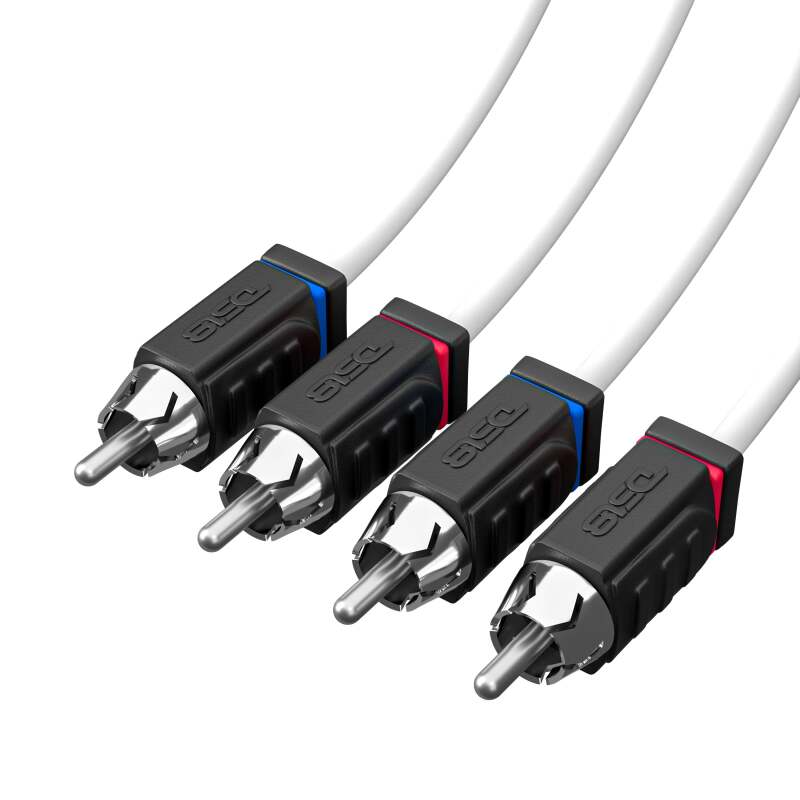 DS18 Marine Grade Tinned Copper OFC RCA Wires 3 Feet